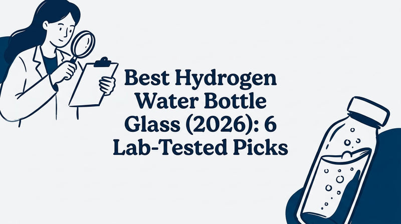 Best Hydrogen Water Bottle Glass (2026): 6 Lab-Tested Picks