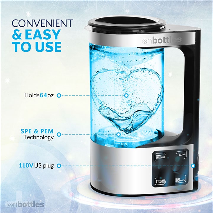 specifications of hydrogen water pitcher