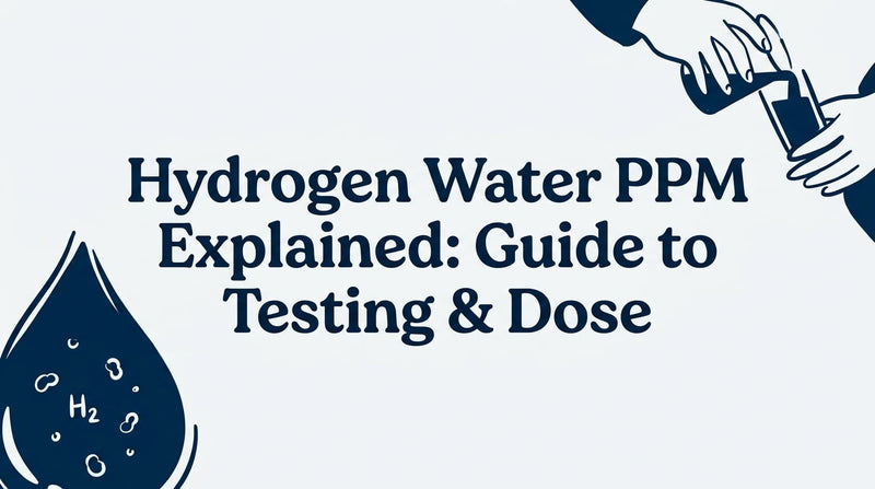 Hydrogen Water PPM Explained: 2026 Guide to Testing & Dose