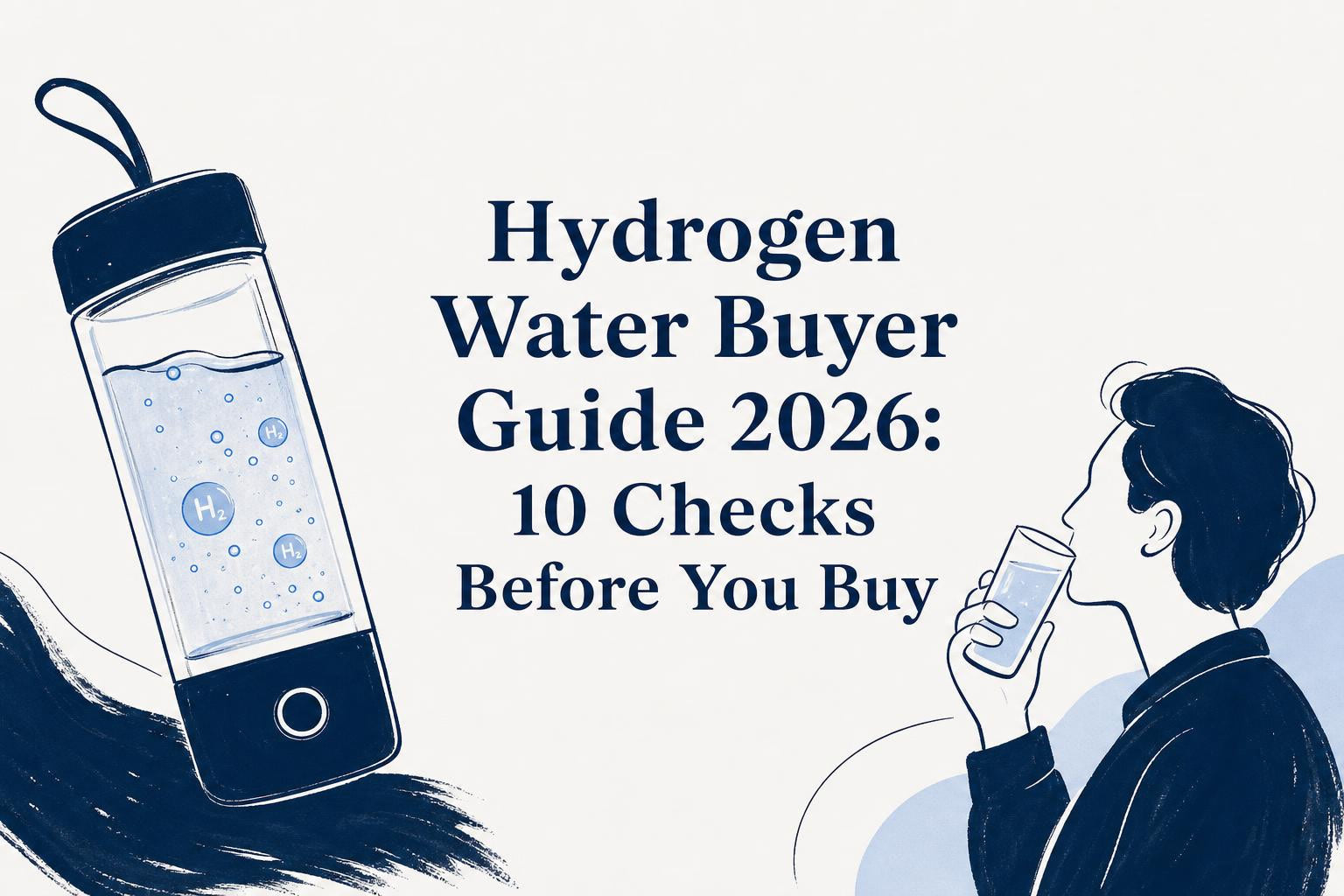 Hydrogen Water Buyer Guide 2026: 10 Checks Before You Buy