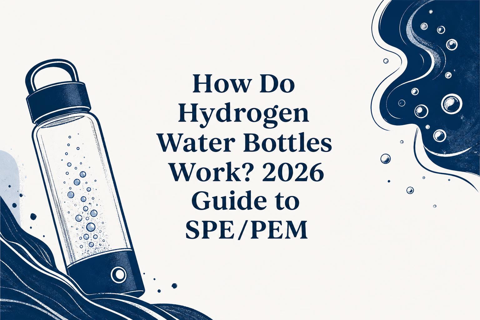How Do Hydrogen Water Bottle Work? 2026 Guide to SPE/PEM