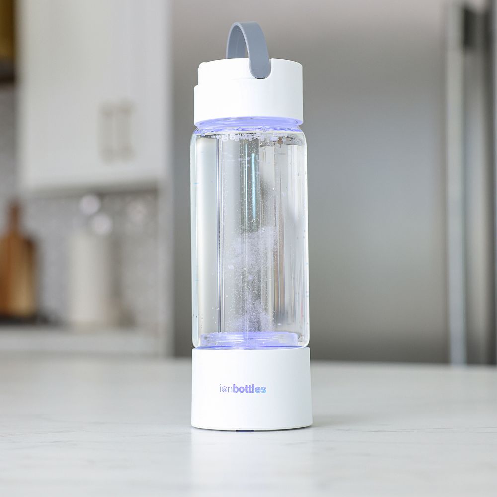 ionBottles® - Pro Model Rechargeable Portable Glass Hydrogen Water  Generator Bottle up to 3000 PPB with PEM and SPE Technology Balanced  Perfectly
